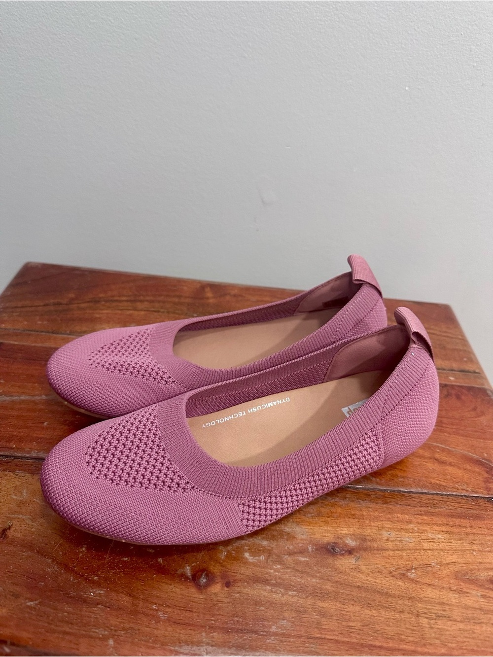 FitFlop Women's Allegro Ballet Flats in Warm Rose Size 6